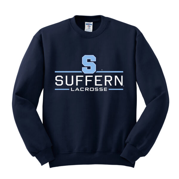 Suffern JERZEES® - NuBlend® Crewneck Sweatshirt Text Logo Thumbnail