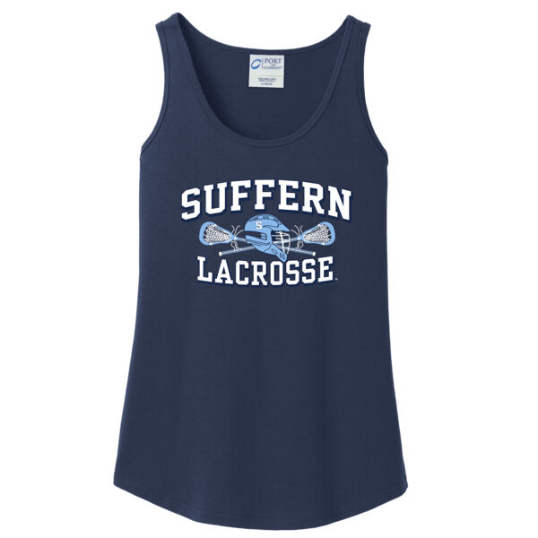 Suffern Ladies Cotton Tank Top (Logo 2) Thumbnail